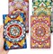4 Pcs Diamond Mandala Flower Notebook Kits 3 x 5 in DIY Mandala Cover Notebook Crystal Journal Sketchbook Notepad for Men Women Birthday Crafts Gift Drawing Painting